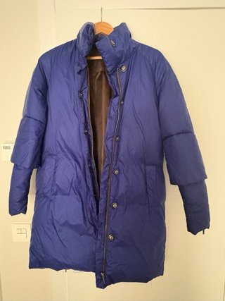 Abrigo plumífero Hoss Intropia azul mujer