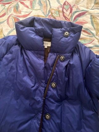 Abrigo plumífero Hoss Intropia azul mujer