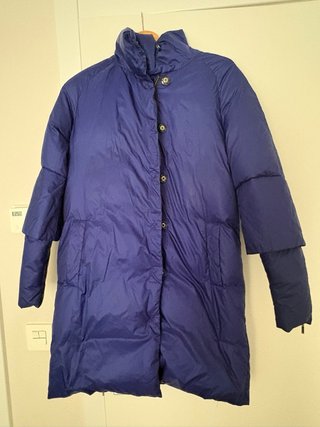 Abrigo plumífero Hoss Intropia azul mujer