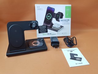 Cargador Inalámbrico 3 en 1 Plegable