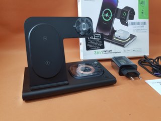 Cargador Inalámbrico 3 en 1 Plegable