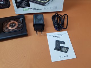 Cargador Inalámbrico 3 en 1 Plegable