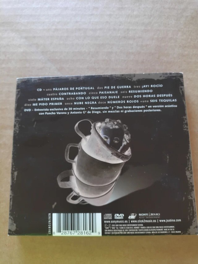 CD y DVD Joaquín Sabina Alivio de Luto