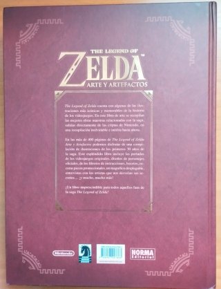 Libro Zelda Arte y Artefactos Nintendo