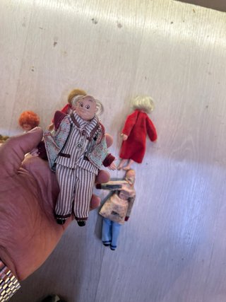 Muñecos antiguos Familia Hogarin