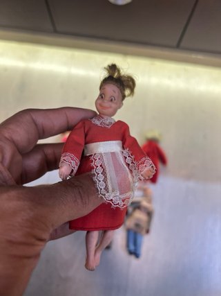 Muñecos antiguos Familia Hogarin