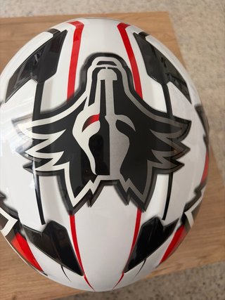Casco NZI Blue Series Blanco y Rojo