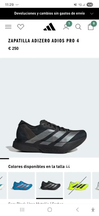 Adidas Adizero Adios Pro 4 Zapatillas Running