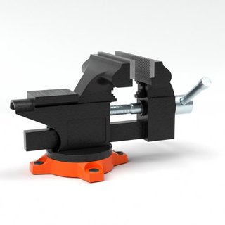 Banco de Trabajo, Ancho de Mordaza de 114 mm (4.5 pulgadas) Apertura de Mordaza de 84 mm (3.3 pulgadas), Base de Bloqueo Giratoria de 240 Grados, Vise Multipropósito con Yunque, Vise de Hierro Fun...