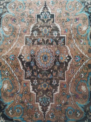 Rara alfombra Cachemira, principio 1900