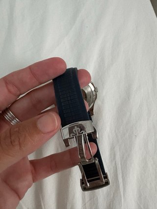 Patek Philippe Reloj Hombre Azul y Plateado