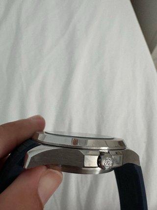 Patek Philippe Reloj Hombre Azul y Plateado