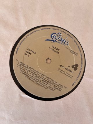 2 Vinilos LP Lambada Kaoma Latino