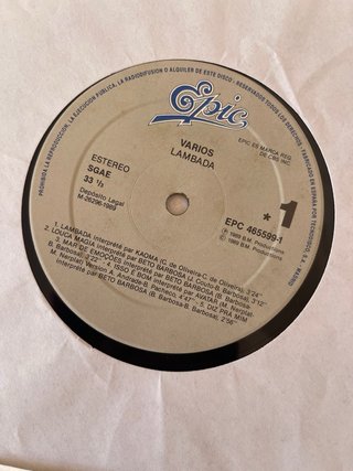 2 Vinilos LP Lambada Kaoma Latino
