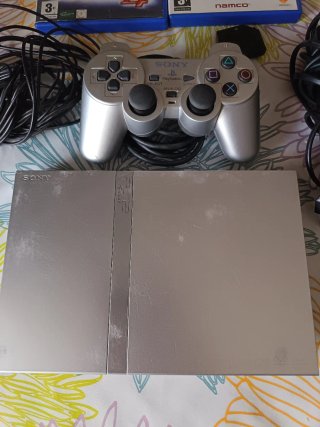 Consola PlayStation 2 Plata