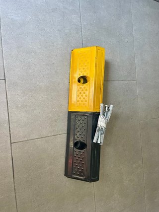 Tope de rueda para aparcamiento