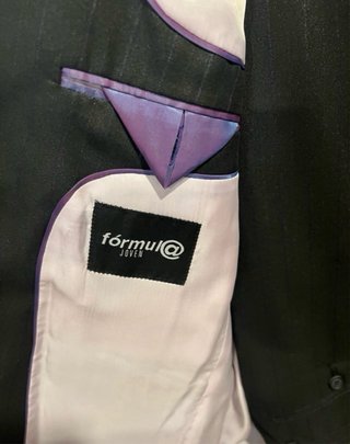 Traje de hombre negro