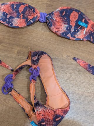 Bikini estampado serpiente