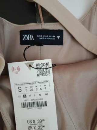 Top Zara Beige