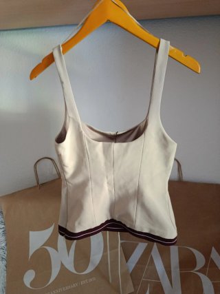 Top Zara Beige