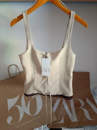 Top Zara Beige