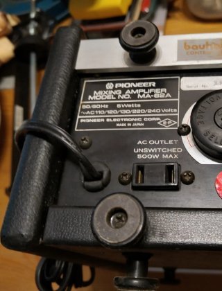 Pioneer MA-62A Mezclador Amplificador 6 Canales