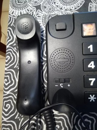 Telefono fisso Brondi nero con tasti grandi