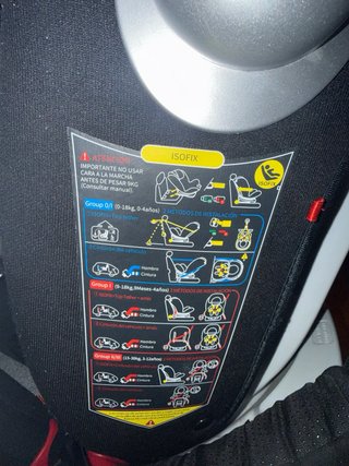 Silla de coche para bebé grupo 0+/1/2/3