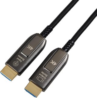 Cable HDMI Amazon Basics Fibra Óptica 4K
