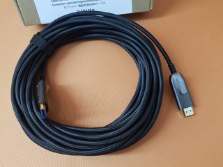 Cable HDMI Amazon Basics Fibra Óptica 4K