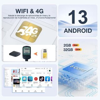 Radio Coche Android 2/32 Pantalla 10.6 NUEVA