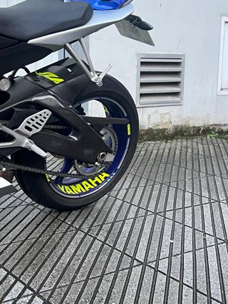 Yamaha R6 R Sportbike Azul/Gris
