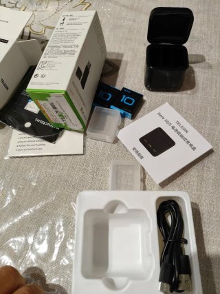 Caricabatterie TELESIN per batteria GoPro Hero 10/9