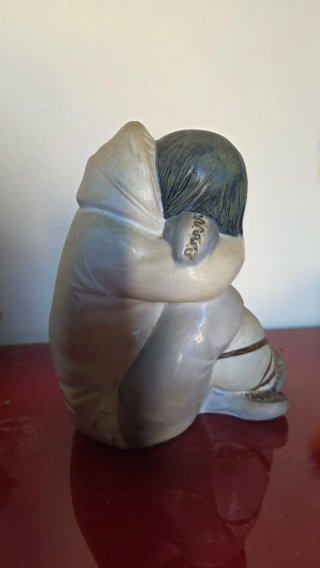 Figura Porcelana Lladro Niña Durmiendo