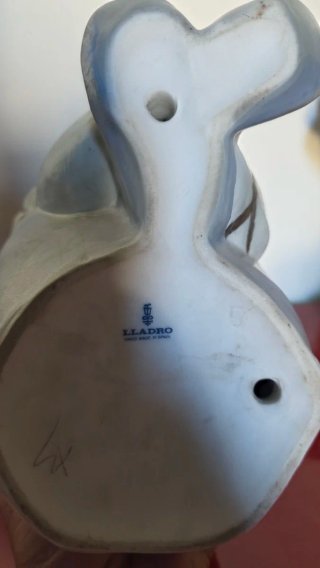 Figura Porcelana Lladro Niña Durmiendo