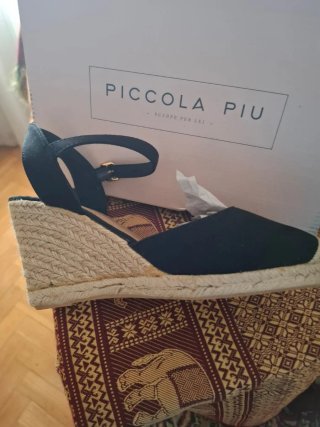 Piccola Piu Cuña Esparto Verano Talla 37