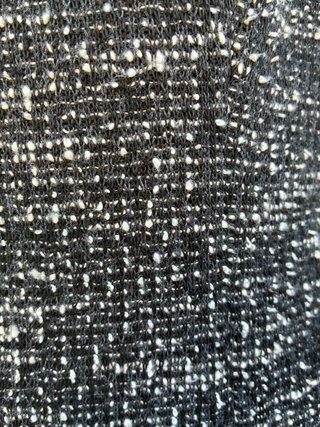 Vestido tweed con botones corazón. Corto