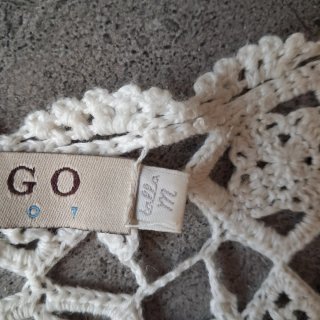 Chaqueta ganchillo crochet Mango vintage