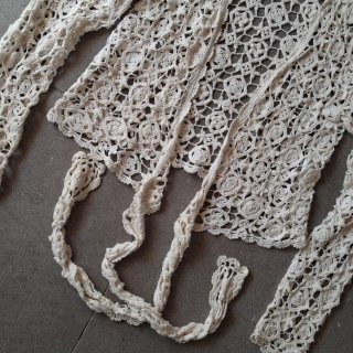 Chaqueta ganchillo crochet Mango vintage