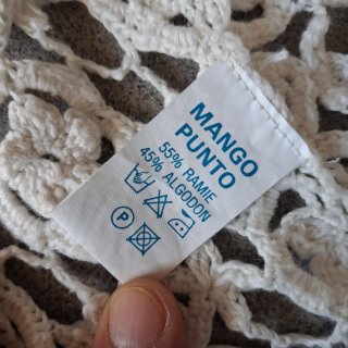 Chaqueta ganchillo crochet Mango vintage