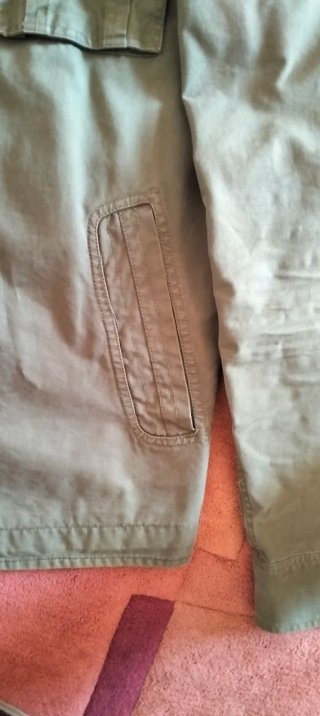 Giubbotto uomo verde oliva taglia XL, di cotone