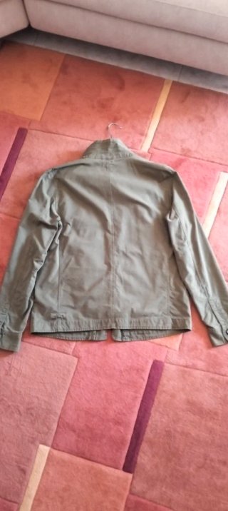 Giubbotto uomo verde oliva taglia XL, di cotone