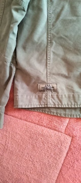 Giubbotto uomo verde oliva taglia XL, di cotone
