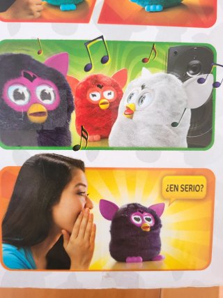 Furby azul interactivo