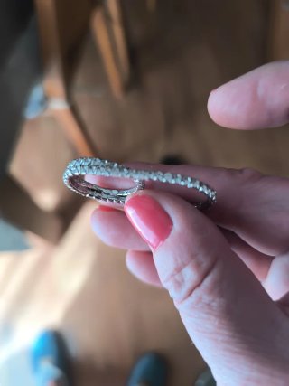 Anillo doble bisutería plateado