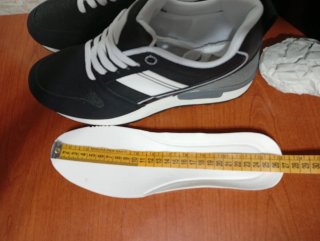 Vestante Sneakers Uomo Nero Grigio Taglia 40 Nuove