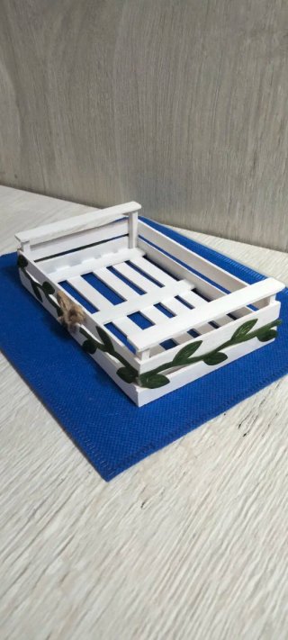 Cassetta contenitore scatola in legno con decorazi