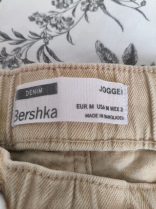 Pantalón Jogger Roto men's  jeans beige