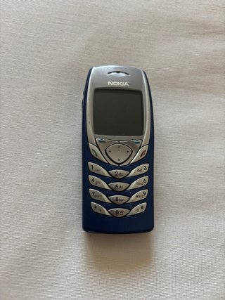 Nokia 6100 azul y gris