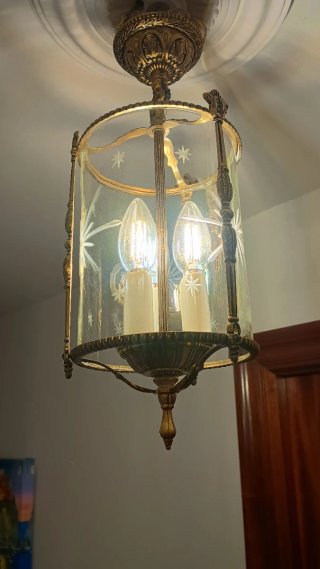 Lámparas de techo estilo vintage (3 unidades)